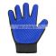 Pet Gentle Deshedding Brush Gloves Efficient Cat Hair Remover Mitts Dog Grooming Cleaning Glove With Enhanced Five Finger Design
