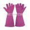 HANDLANDY Hot sale Gauntlet garden gloves work gardening gloves for ladies