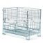 heavy storage cage,stackable storage cage,mesh box wire cage metal bin storage container.