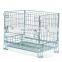 heavy storage cage,stackable storage cage,mesh box wire cage metal bin storage container.