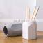 custom creative cute fancy Desk desktop Office Decor Single Cat Cup Ceramic pencil Pen Holder