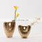 Modern Porcelain Home Decor Luxury Ceramic Gold Vase for Flower Arrangement