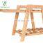 Natural Bamboo Indoor 2 tier desk fashion flower pot holder