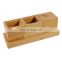 New design Bamboo Office Supplies Organizer Bamboo Desk Organizer Pen Holder Accessories Storage Stationery Box