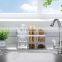 304 Stainless Steel Kitchen Drain Basket Sink Sponge Holder Utensil Holder Bathroom Storage Rack