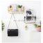 Best selling bathroom metal wire shelving rack  living room wire storage racks with bamboo ball bathroom accessories rack