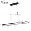 Promotional Sale Kitchen Dining Room Aluminum Black Gold Modern LED Decoration Chandelier Light