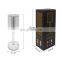 Amazon Drop Shipping New Luxury Modern Cylindrical Decorative Beside Touch switch Acrylic Led Crystal Table Lamp Light