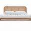 Luxury Modern Queen Bamboo Bed Vietnamese style custom size for decor bedroom from manufacturers