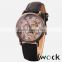 Promotion christmas gifts Retro World Map Watch Fashion Leather Alloy Casual Analog Quartz Wrist Watch