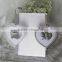 2016 Wholesale Gatefold Silver Embossed Heart Sample Invitation Letter