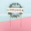 Factory Price Banner Garland Arch Plug-in Cake Accessories Topper for Birthday Cake Decoration Cake Topper Decorating Supplies