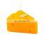 Creative Large Triangle Cheese Candle Bath Home Party Decoration Cute Non-toxic Cake Topper Scented Candle