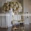 Nordic LED Floor Lamp Copper Brass/Resin Floor Light Art Deco Living Room LED Feather Standing Light