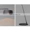 American Black Fishing Standing Lamp Iron Indoor Fabric Shade Floor Lighting For Living Room Decoration