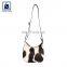 2022 New Arrival Vintage Style Cotton Lining Material Hot Selling Premium Quality Genuine Leather Sling Bag for Women