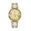 SHENGKE Casual Stylish Watch PU Leather Band Two-tone Colors Dial Strap Beauty Woman Japan Quartz Watches Gift K0121L