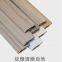 7 points hidden nail pvc baseboard 8cm waterproof corner line Foshan Wholesale 100mm black and white wood grain plastic footing line