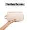 Small Makeup Bag for Purse, Cute Cosmetic Bag with Makeup Brush Storage Compartment