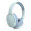Wholesale Hifi Stereo BT Headset Wireless Headphone Macaroon Blue Tooth Gaming on Ear Headphones