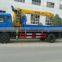 Low Price Dongfeng 6 tons truck with crane in Peru