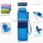 2015 New Product 650ml 22oz Collapsible , Platinum Silicone, BPA Free, High Quality Travel Silicone Water Bottlle                        
                                                Quality Choice