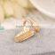 Factory wholesale cheap price gold plated finger nail finger ring