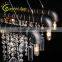 Industrial Style Crystal Water Pipe Pendant Light Fixture for Bar