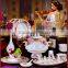 56 pcs new house ceramic and porcelain dinner plate set for family