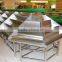 APEX supermarket shelf or grocery stainless steel fruit vegetable display rack/vegetable and fruit display shelves
