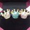 Hot Selling Diamond Crown Dust Plugs For iPhone 6 Plus
