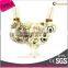 2015 Trendy Design Jewelry Crystal Rhinestone Floweres Necklace