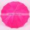 New arrival 16 rib solid color sunshade double layer straight umbrella with crooked handle