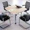 Modern Small Round Melamine Office Meeting Table (SZ-MT123)