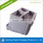 China supply PS flocking plastic blister inner cosmetic tray for beauty apparatus