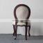 High quality home design oval round back louis XV upholstered dining chair