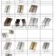 Made In Taiwan 50 x 30 x 1.0 mm Good Quality Reliale Home Wood Door Continuous Hinge