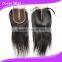 silk base closure, silk straight, natural color