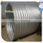 Corrugated galvanized steel culvert pipe