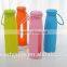 Portable 360ML 500ML New Products Sport Colorful Glass Water Bottle + Soft Silicone Sleeve