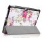 Different patterns cute case for huawei, pu leather tri-fold smart cover for Huawei MediaPad M2 10.0 tablet with stand feature