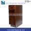 Cherry Mahogany Brown Saddle Base Kitchen Cabinet, 12"x34.5"x24"