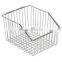 Chrome wire catheter basket - vertical - 600mm x 130mm x 150mm (DxWxH) Chrome wire catheter basket