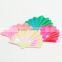 Hot sale popular color mixed fan-shaped sequin for table cloth weddings