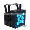 RGBAW 5 in 1 Battery Wireless LED Slim Par up lights for wedding events and rentals