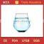 Handmade customized heat resistant rock wine glass