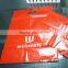 die cut accept custom order good bearing capacity red plastic bags wholesale