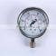 Hot sale High quality China clear 0-600 bar All stainless steel homogenizer pressure gauge