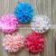 Hot sell handmade fabric dot pattern flowers H-546