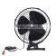 6 Inch Dc 12V/24V Oscillating Car Fan Heater Fan With CE Certificate Cigarette Plug Automobile Fan